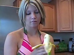 Paige hilton tasty banana teasing